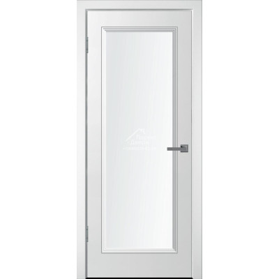 Дверь межкомнатная WanMark Уно-1  ПО белая эмаль