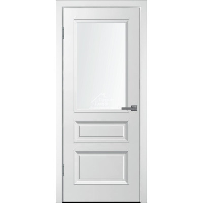 Дверь межкомнатная WanMark Уно-3  ПО белая эмаль