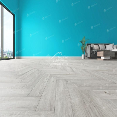 Виниловый пол Alpine Floor PARQUET LVT Плитка Снежный ECO 16-11