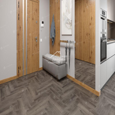 Виниловый пол Alpine Floor PARQUET LVT плитка Дуб Мерга ECO 16-13