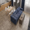 Виниловый пол Alpine Floor PARQUET LVT плитка Дуб Исида ECO 16-15