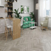 Виниловый пол Alpine Floor CHEVRON ALPINE LVT плитка Дуб Фантазия Chevron ECO 20-1