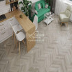 Виниловый пол Alpine Floor CHEVRON ALPINE LVT плитка Дуб Фантазия Chevron ECO 20-1