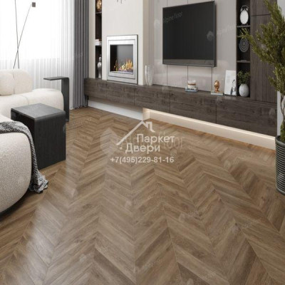 Виниловый пол Alpine Floor CHEVRON ALPINE LVT плитка Макадамия Chevron ECO 20-5