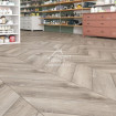 Виниловый пол Alpine Floor CHEVRON ALPINE LVT плитка Дуб Исида Chevron ECO 20-8