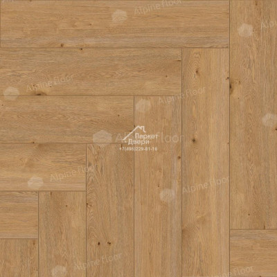 Виниловый пол Alpine Floor PARQUET LIGHT SPC ламинат Дуб Хатиса ЕСО 13-27