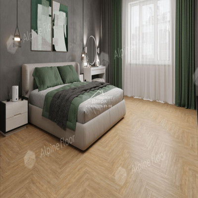 Ламинат Alpine Floor Herringbone 8 Дуб Фландрия LF102-3  