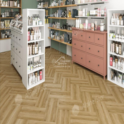 Ламинат Alpine Floor Herringbone 8 Дуб Эльзас LF102-2  