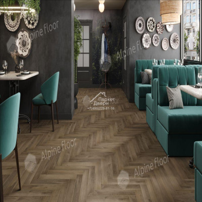 Ламинат Alpine Floor Alpine Floor коллекции HERRINGBONE 12 PRO Анжу LF106-11  