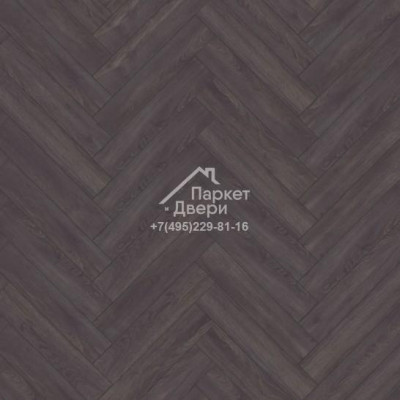 Ламинат Kronotex Herringbone А/В 6010 Дуб Эльба черный 1380x193x8