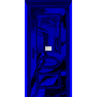 Дверь Ария 1 (со стеклом) VIVA Versal / Эмаль слоновая кость, патина золото /