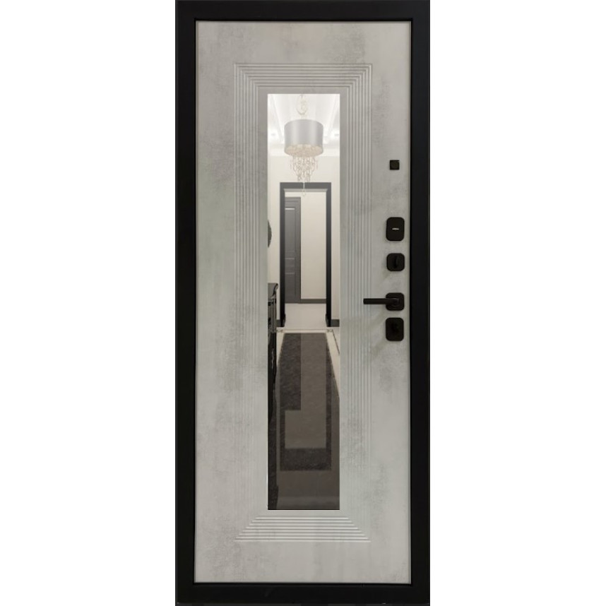 Дверь MXD Союз 90мм НЕО панель/зеркало-1