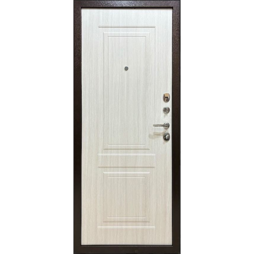 Дверь MXD Союз 70мм Антик Медь - панель Лиственница беленая -1