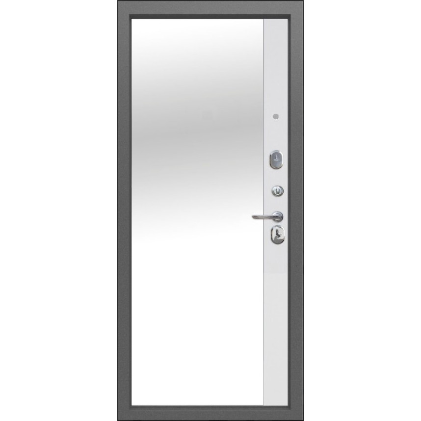 Дверь MXD Союз 90мм Антик Серебро / Зеркало-1