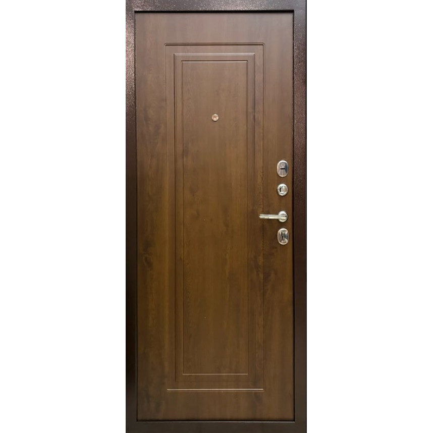 Дверь MXD Союз 90мм Антик Медь - панель  Орех грецкий-1