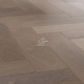 Паркет Елка Английская Royal Parket Дуб Натур Винчи лак 490х125х13мм