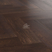 Паркет Елка Английская Royal Parket Дуб Натур Карамель лак 490х125х13мм