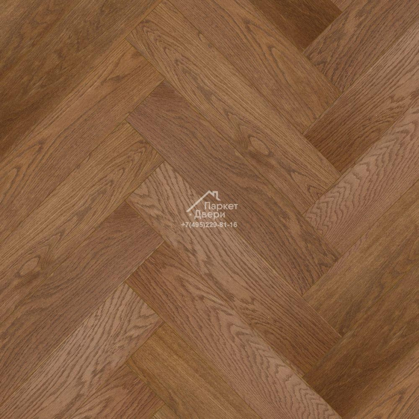 Паркет Елка Английская Royal Parket Дуб Натур Честер лак 490х125х13мм-1