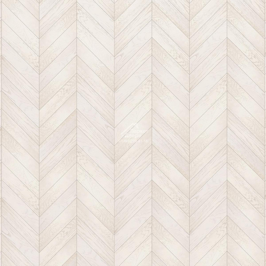 Паркет-елка Gran Parte БИАНКО / BIANCO французская елка 45° 460х110х15мм-2