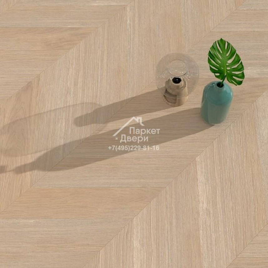 Паркет-елка Gran Parte КРЕМА / CREMA французская елка 45° 460х110х15мм-1