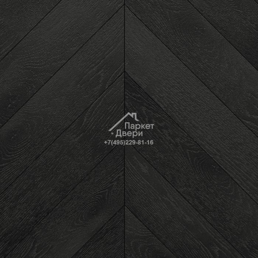 Паркет-елка Gran Parte АНТРАЦИТ / ANTRACITE французская елка 45° 460х110х15мм-2
