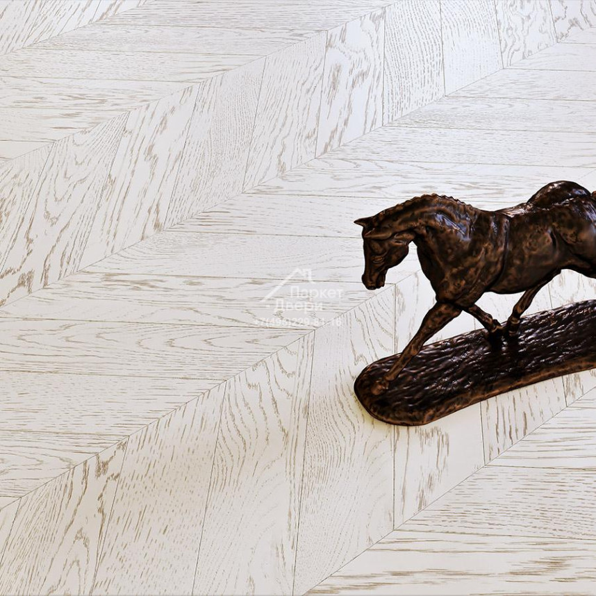 Паркет-елка Gran Parte ЛАТТЕ / LATTE французская елка 45° 460х110х15мм-1