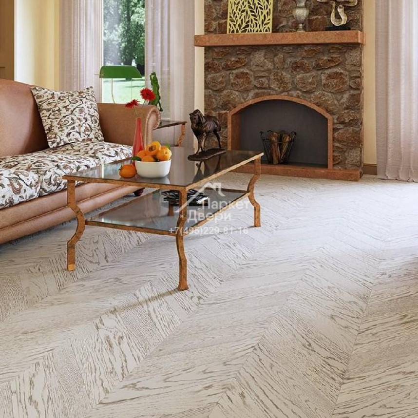 Паркет-елка Gran Parte ЛАТТЕ / LATTE французская елка 45° 460х110х15мм