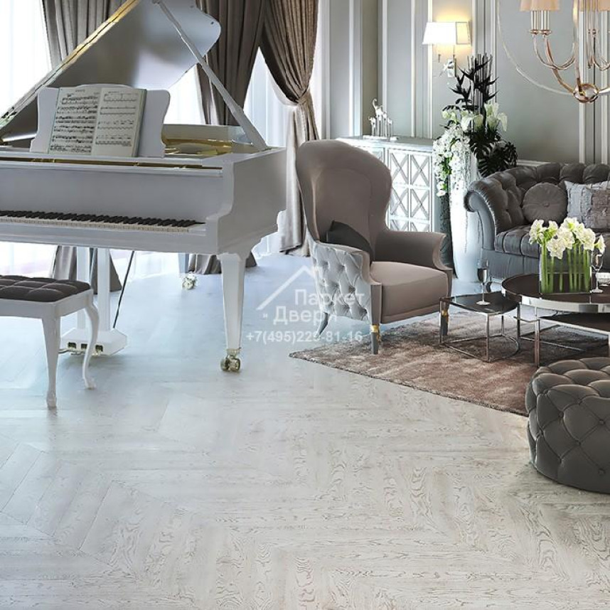 Паркет-елка Gran Parte ЛАТТЕ / LATTE французская елка 45° 460х110х15мм-4