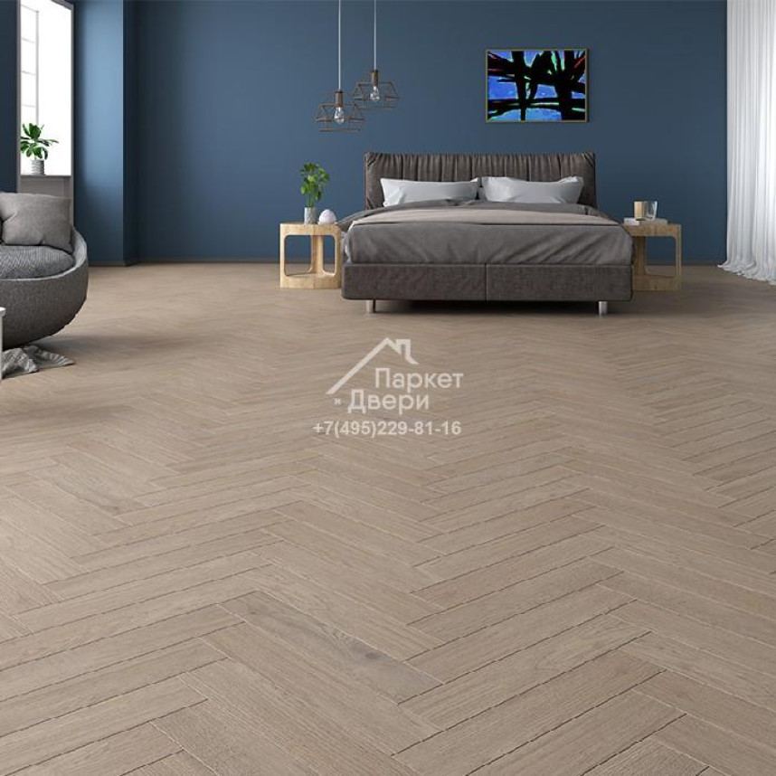 Паркет-елка Gran Parte КАПУЧИНО / CAPUCCINO венгерская елка 550х110х15мм