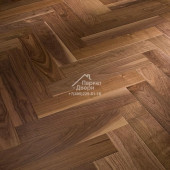 Инженерная доска Ablux Орех Американский SELECT (Англ. Ёлка) 600x125x12, лак