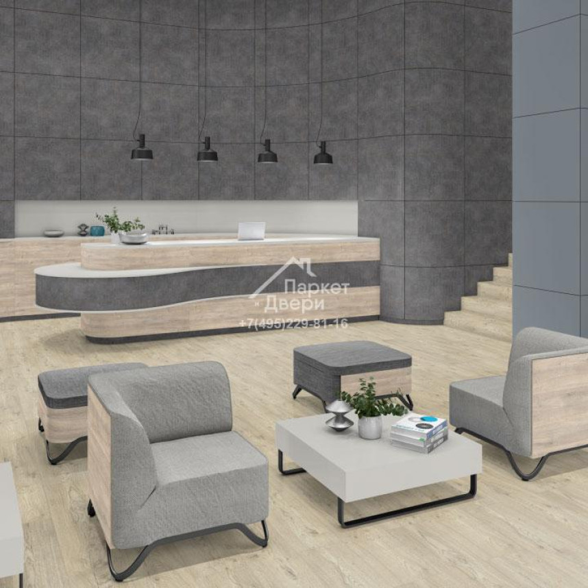 Ламинат EGGER PRO Classic 10/33 4V 142 Дуб Ольхон песочно-бежевый 1292x193x10-3