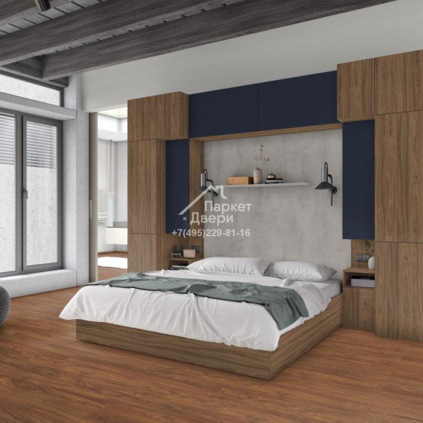 Ламинат EGGER PRO Classic 12/33 4V 174 Древесина Аджира коричневая 1292x193x12-3