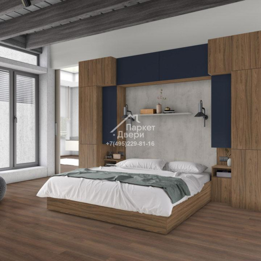 Ламинат EGGER PRO Classic 8/33 4V 175 Орех Бедолло тёмный 1292x193x8-1