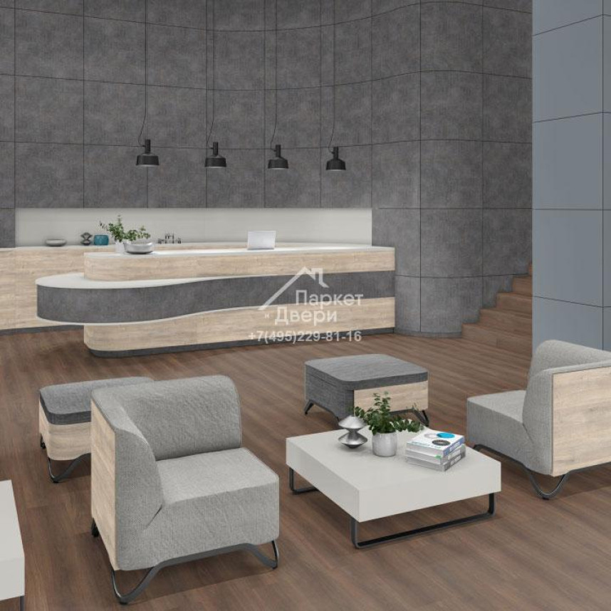 Ламинат EGGER PRO Classic 8/33 4V 175 Орех Бедолло тёмный 1292x193x8-3