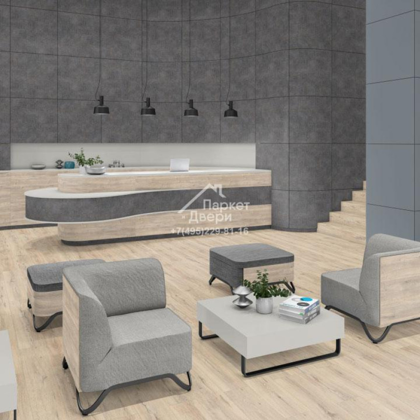 Ламинат EGGER PRO Classic 8/33 4V 189 Дуб Мелба бежевый 1292x193x8-2