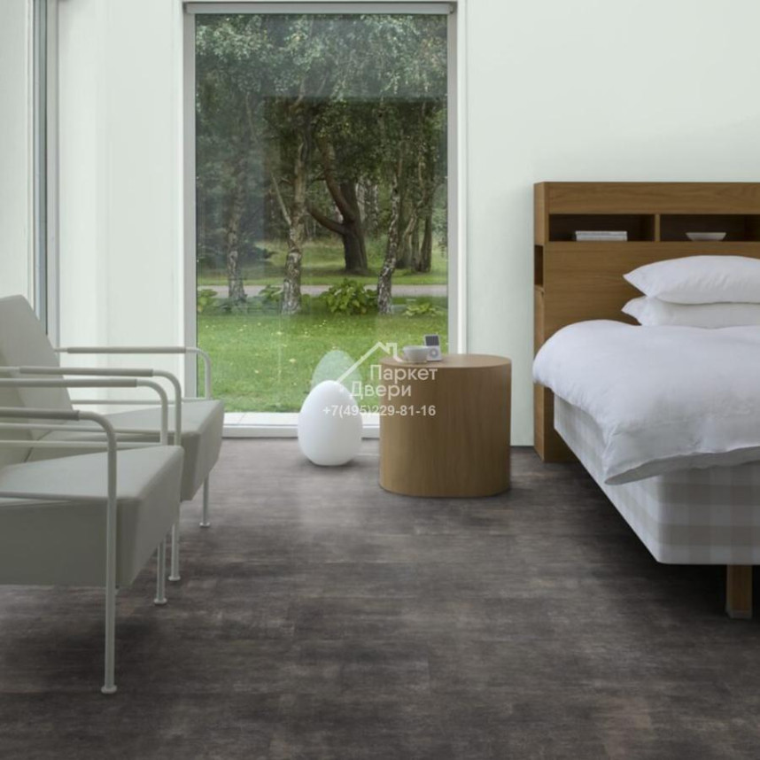 Виниловый пол Kahrs Tiles Stone Click 5 mm STEELE-3