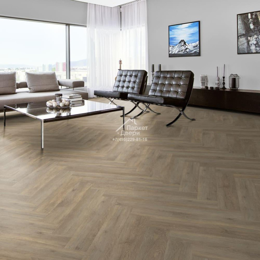 Виниловый пол Kahrs Click Herringbone TAIGA-1