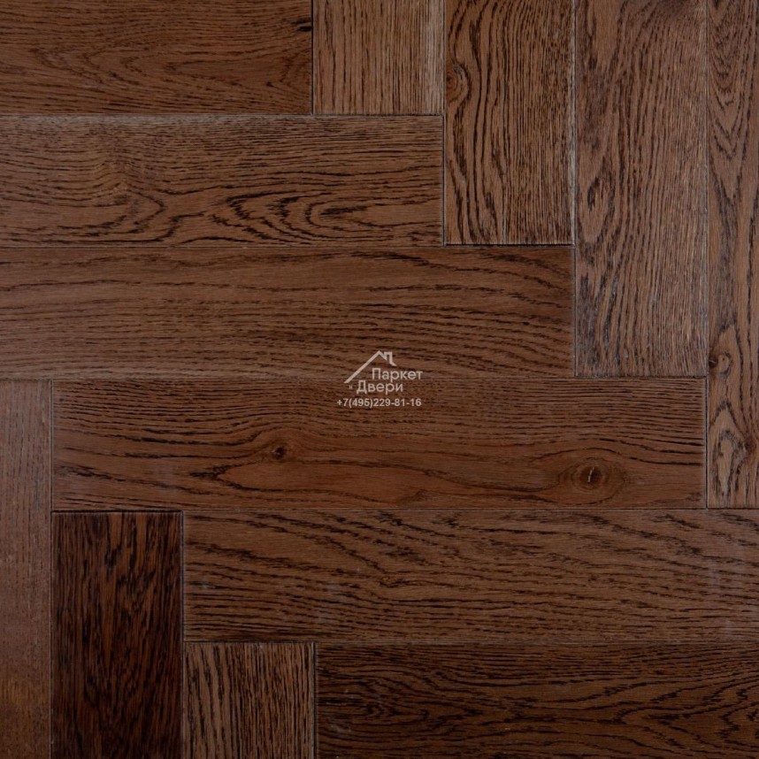 Инженерная доска Kraft Parkett Premium Английская елка Дуб Натур Арт.402 500/600х100/120х15мм-1