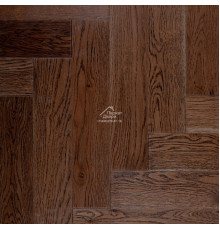 Инженерная доска Kraft Parkett Premium Английская елка Дуб Натур Арт.402 500/600х100/120х15мм