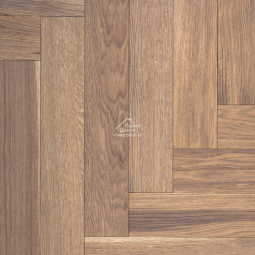 Инженерная доска Kraft Parkett Premium Английская елка Дуб Натур Арт.403 500/600х100/120х15мм