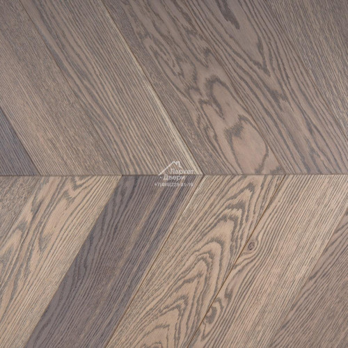 Инженерная доска Kraft Parkett Французская елка Дуб Рустик Арт.406 480х120х15