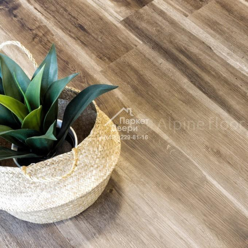 Виниловый пол Alpine Floor Easy Line ОРЕХ СВЕТЛЫЙ ECO 3-12 1219х184х3 