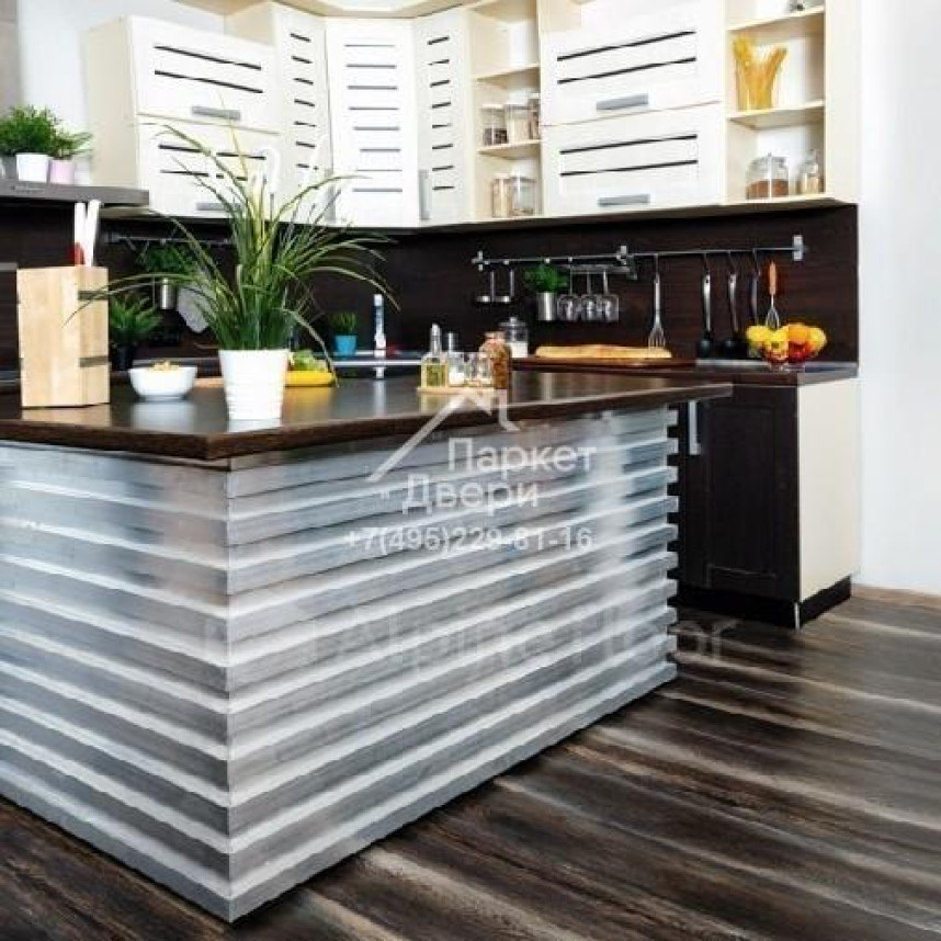 Виниловый пол Alpine Floor Easy Line ОРЕХ ТЕМНЫЙ ECO 3-13 1219х184х3 -1