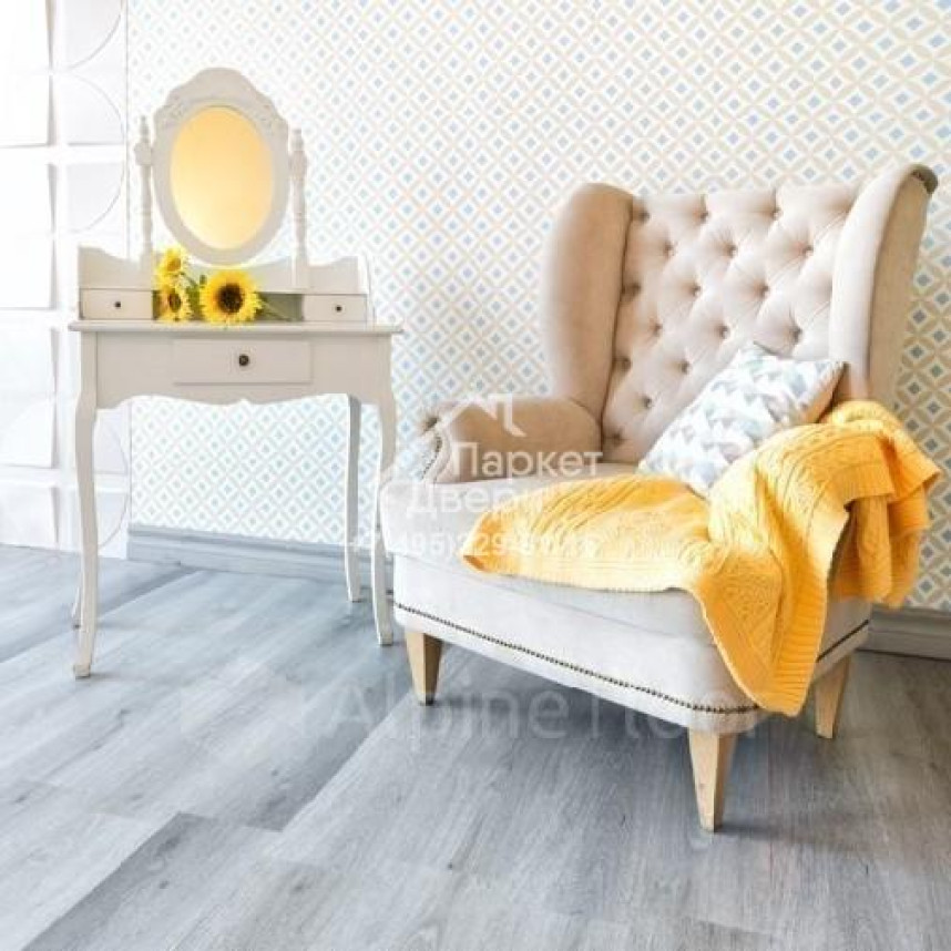 Виниловый пол Alpine Floor Easy Line ДУБ ПЕПЕЛЬНЫЙ ECO 3-16 1219х184х3 -1