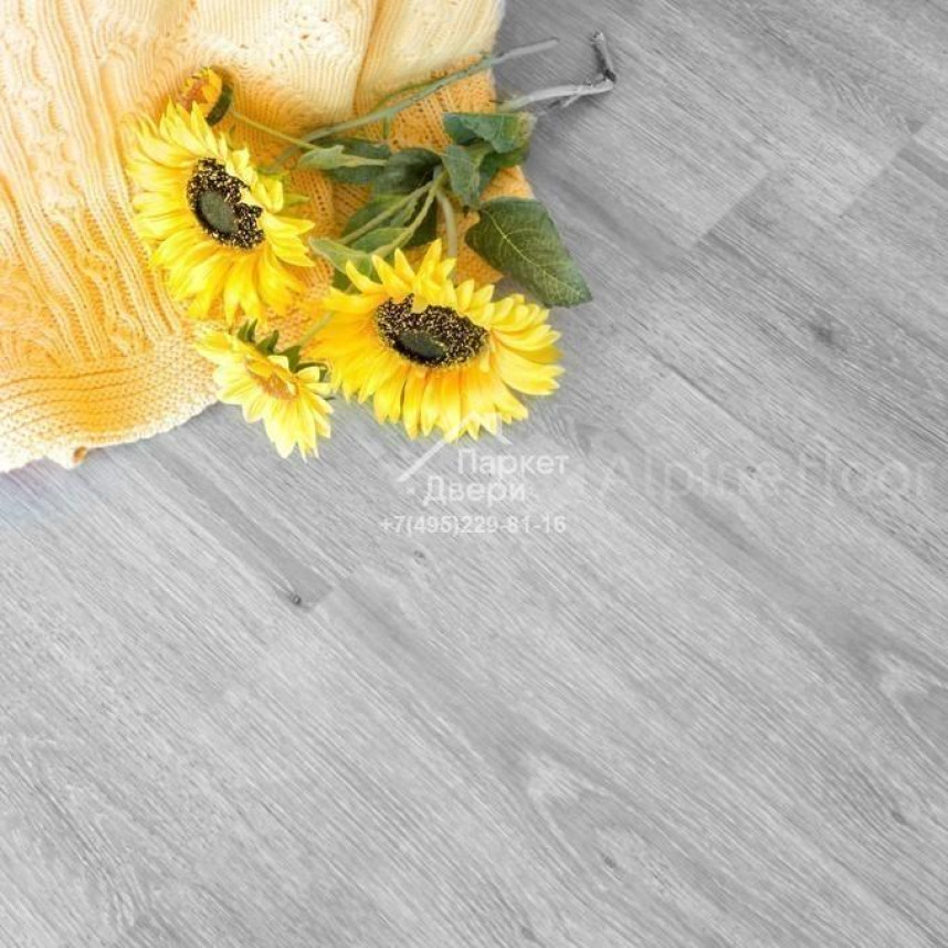 Виниловый пол Alpine Floor Easy Line ДУБ ПЕПЕЛЬНЫЙ ECO 3-16 1219х184х3 