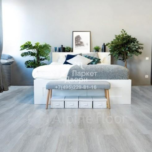 Виниловый пол Alpine Floor Easy Line ДУБ ТУМАННЫЙ ECO 3-26 1219х184х3 