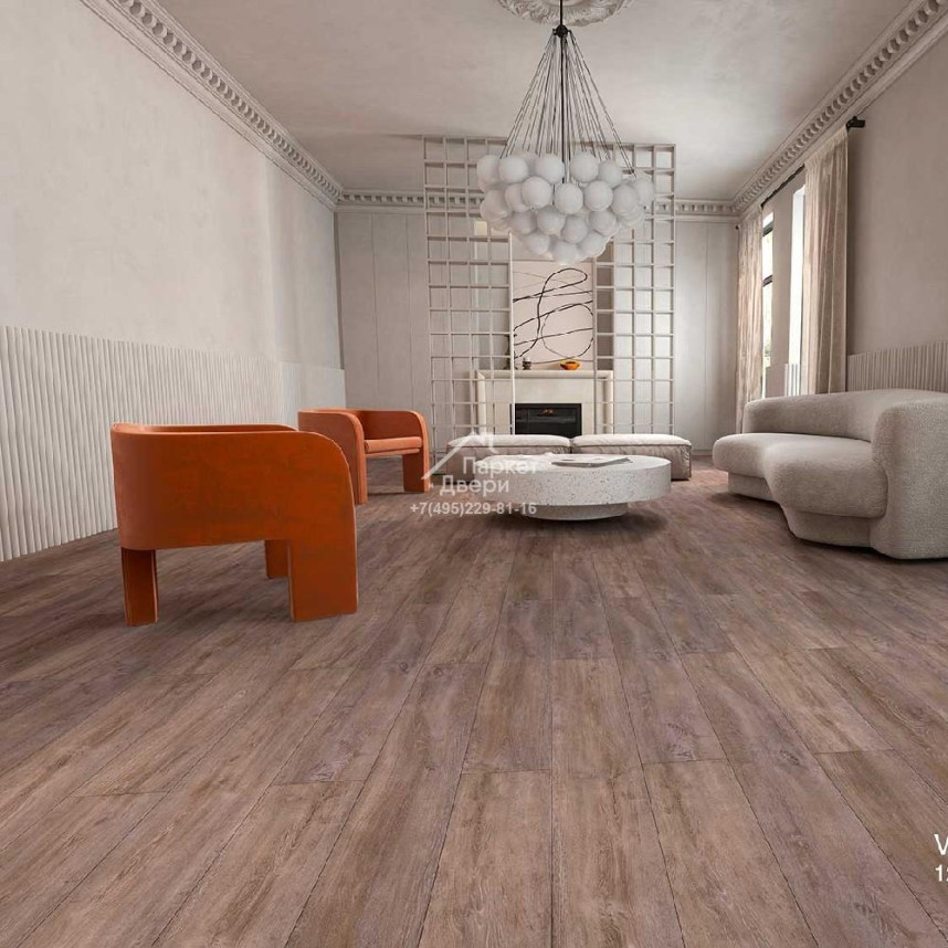 Виниловый пол Betta Villa V101 Дуб Виано 1220х184х4,5-1