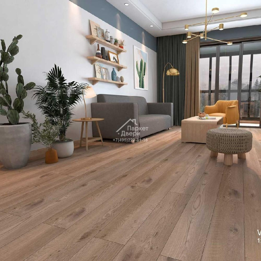 Виниловый пол Betta Villa V110 Дуб Монца 1220х184х4,5-1