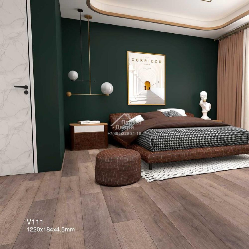 Виниловый пол Betta Villa V111 Дуб Андрия 1220х184х4,5-1