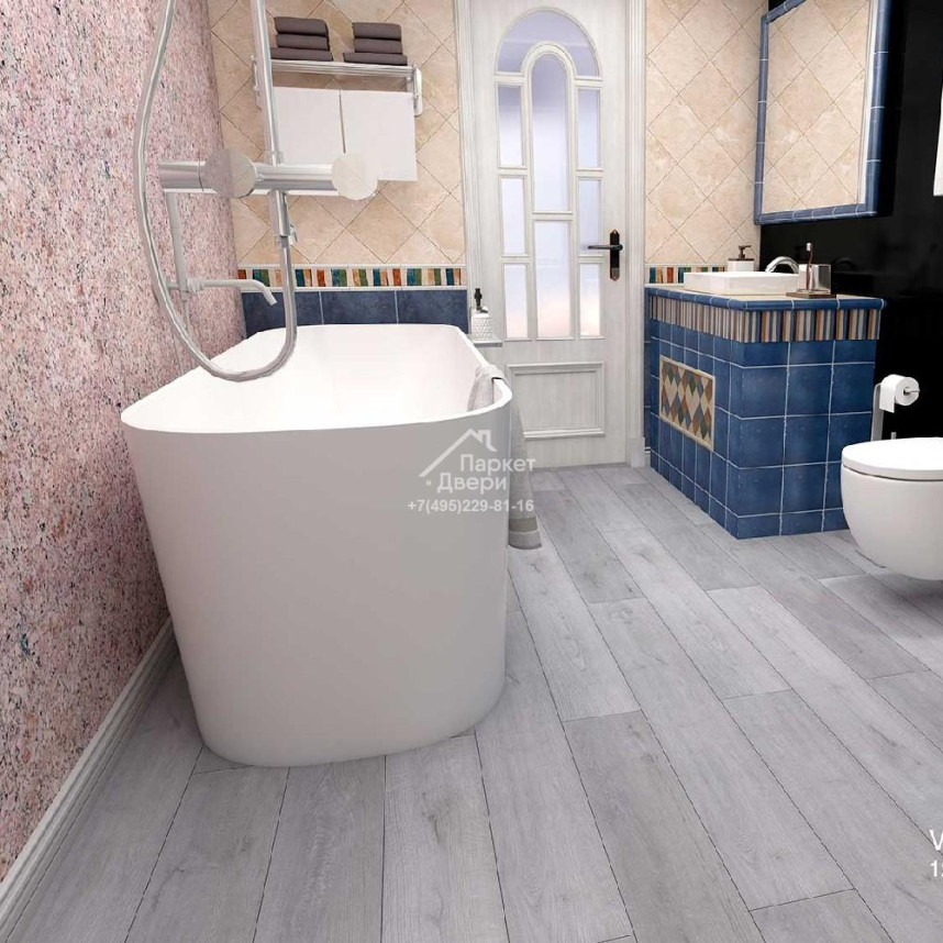 Виниловый пол Betta Villa V112 Дуб Леванто 1220х184х4,5-1